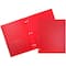 JAM Paper Plastic 2 Pocket 3 Hole Punch Presentation School Folder